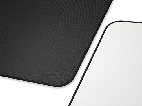 Glorious Large Gaming Mouse Pad, Rubber Base Computer Mouse Mat, 16"x18" White Cloth Mousepad