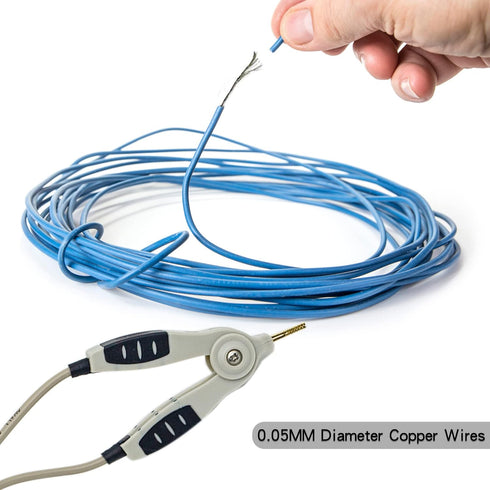 LCR Meter Test Leads - BNC Male Plug Test Lead Kit Set, 4-Wire Kelvin Clip Alligator Electrical for Component Testing