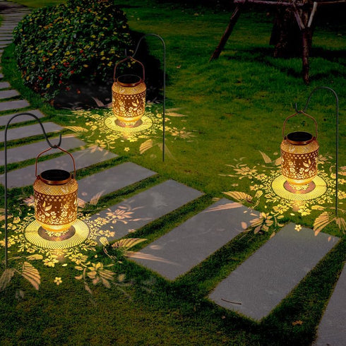 Hummingbird Hummingbird Solar Lanterns Outdoor Waterproof, Birthday Gifts for Women Mom Grandma, Metal Hanging Solar