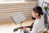 Scribbledo 5 Pack Dry Erase Music Staff White Boards, 9"X12" Double Sided Musical Notes Whiteboard for Kids Students