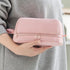 CICIMELON Large Capacity Pen Pencil Case with 4 Compartments, Aesthetic Organizer for Teen Girls (Pink)