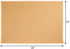 OWLKELA 24'' x 36'' Cork Board Bulletin Board, Wooden Framed Corkboard, Decorative Hanging Pin Board