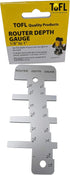 TOFL Router Depth Gauge – Easy Bit Depth Measuring Tool for Woodworking and DIY Projects