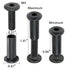 50 Sets Black M6x20mm Nut Bolt Binding Screw Rivet Socket Cap Kit for Wood Socket Cover Bolt Barrel Nut