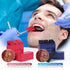 Annhua 300 Sheets Dental Articulating Paper, 100 Micron Red Plastic Dispenser, Easy to Use, 55 x 18 x 0.1mm
