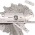 Stainless Steel Fillet Weld Set Gauge Rl 1/8''-1'' Welding Inspection Test, 7-Pieces