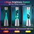 17 Remote,15.6" Colors Changing Liquid Motion Lamp with LED Night Light Relaxing Table Lamp for Kids & Adults, Liquid