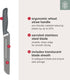 Zyliss Bread Knife - Serrated Bread Knife with Ergonomic Handle - Stainless Steel Kitchen Blade - Sharp Serrated Blade