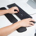 MEKASS Ergonomic Mouse Wrist Rest, Premium Memory Foam Support for Pain Relief, Classic Black