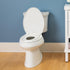 Little2Big Toilet Seat with Built-In Potty Training Seat, Slow Close, Durable Plastic, Made in USA, ELONGATED, White