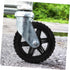 4pcs ULTECHNOVO Shopping Cart Wheel Rolling Cart Wheel for Grocery Trolley Heavy Duty Easy Installation Suitable