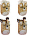 VIETBAS Cute Animal Woven Basket Organizer - Decorative Corgi Makeup Brush Holder-set of