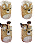 VIETBAS Cute Animal Woven Basket Organizer - Decorative Corgi Makeup Brush Holder-set of