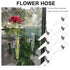 8pcs Flower Test Vases with Picks Tubes, Decorative Wall Planter Test Vases for Flowers
