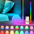 3-inch 16 IP65 1 Pack LOFTEK Rechargeable LED Ball Lights, Sphere Night Light, RGB Color Glowing Mood Lighting