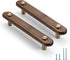 4 pcs 5.04 in Walnut Brass Cabinet Door Handles Cabinet Wine Cabinet