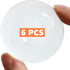 Yunshan Strongest Door Stopper, 6 PCS, 1.97“ Clear Rubber Wall Protector, Self Adhesive Bumper Guard