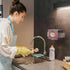 NiHome Clear Wall-Mounted Acrylic Glove Box Holder Dispenser for Bathroom, Kitchen, Lab, Salon Use - Easy to Install