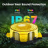 Wisada 100FT, IP67, Outdoor Ground Lights RGB Permanent Outdoor Lights with Bluetooth & APP Control, Color Changing