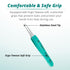 Excelta Stainless Steel Tweezers, 5.25" Straight Tapered Flat Point, Anti-Static Grip for SMD & Lab Use