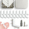 Oufiin 18Pcs White L Bracket & 72 Pcs Screws, 1.57x1.57 Inch Corner Brace,