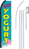 NEOPlex - "Frozen Yogurt" Complete Flag Kit - Includes 12' Swooper Feather Business