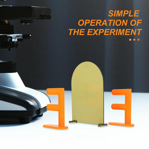 FUOYLOO Set Physics Optics Experiment with Three Primary Colors Lens Kit for Science Classroom, Optical Physics