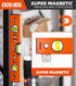 DOWELL 12 Inch Magnetic Spirit Level with Metric Scale, 3 Different Bubbles - 45 /90 /180 HY030660