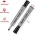 Blynkie 48 Count Jumbo Permanent Markers Bulk, Black Chisel Tip Permanent Markers, Large Wide Tip, Quick-Drying