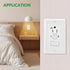 GFCI Outlet, Tamper Resistant Receptacle with Combination Switch, ETL Listed, White (TR&WR15Amp)