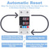 Smart Circuit Breaker with Energy Monitoring, Adjustable Voltage and Current Protection (1-63 Amp), AC Disconnect