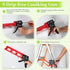 Drip-Free Caulking Gun Applicator, 15:1 Thrust Ratio, Lightweight Nylon Frame for 10oz/300ml Caulk Tubes