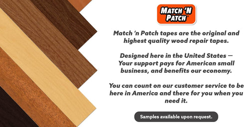 4.5 30 (1-Pack) MATCH 'N PATCH Project+ Wood Grain Repair Tape - Dark Walnut, in x ft Wood Grain Colored Duct Tape