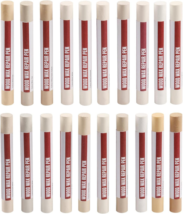 Wood Filler Sticks20 Colors Wood Repair Wax Crayons Furniture Markers Touch up