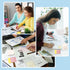 ENLUOM 400 Sheets Colored Transparent Sticky Notes, 3 x 3 in Pastel Clear Waterproof Self-Sticky Notes