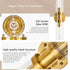addigi 17.5 inch 2-Light Inch Gold Wall Sconces, Modern Wall Sconces Lighting with Stripped Glass Shade, Gold Vanity