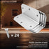 Lakeyulystore 4 Inch Projects,4" 2" 2" ,4 Pack L Brackets Corner Braces ,for Wood Furniture, Corner Brackets for Wood