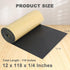 Storystore Foam Rubber Sheet with Adhesive, 12 x 118 x 1/4 Inch Neoprene Foam Sheet for Insulation