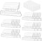 File Folder Tabs, Paxcoo 50 Sets Hanging File Folder Labels and Inserts