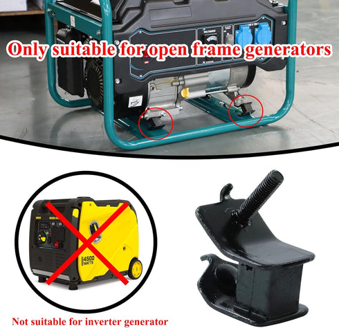 Generator Anti Vibration Rubber Mount for 2000w-4750w Generators, Compatible with Champion Firman Predator (4 Pcs)