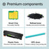 greencycle Compatible Toner Cartridge for Canon 125 CRG-125 - 2 Pack for ImageClass Printers