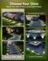 2.8 Inch 12 Pack, Mini Solar Ground Lights Solar Lights Outdoor Waterproof, Solar Garden Lights Outdoor Landscape