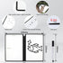 Whiteboard Notebook, Portable Dry Erase White Board Book Reusable Whiteboard Erasable Double-Sided Meeting Notebook with Marker Pen for Business Office School Home by OCHYIT