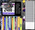 50 Pack Yarlung Race Bib Display Vinyl Protector Sheets, Clear Running Race Bib Holder Sleeves for Runners Players