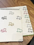 Cute Paper Clips, 65 pcs Cat Shaped Bookmarks, Fun Office Supplies Gifts for Cat Lovers, Students, Teachers