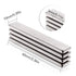LOVIMAG Powerful Neodymium Bar Magnets, Rare-Earth Metal, 60 x 10 x 3 mm, Pack of 12