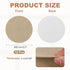 12Pcs 2.5 Inch 2mm uxcell Lamp Base Felt, Dia Thick Adhesive Round Soft Felt Furniture Pads, Non-Slip Anti-Scratch