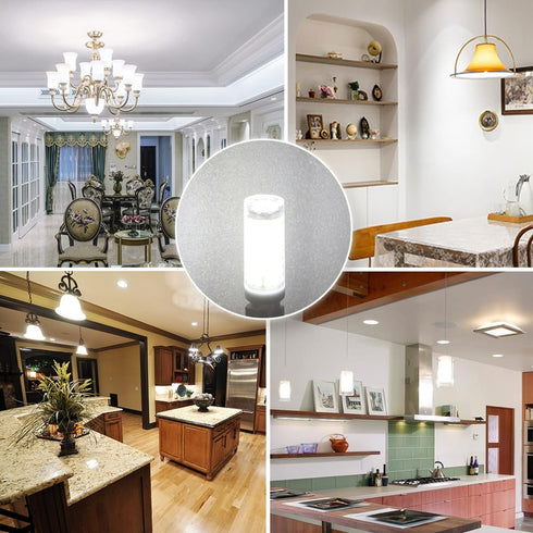 VYAOMLI G9 Bulbs Dimmable 7W Bulb 75W-80W 730LM, G9 Bulb 120V 2 Pack) LED Light Equivalent to Halogen Bi-Pin Base Light