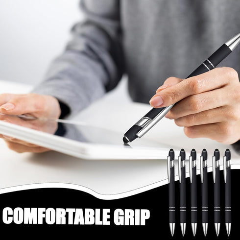 Yaure Joy 50 2 1 2 1 Pcs Black Inkling Ballpoint Pen with Stylus in Ballpoint Pen for Touch Screens, in Thank You Pen