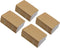 Yansanido 48 Pcs Pocket Notebook, 5.5 Inch x 3.5 Inch, 32 Sheets (64 Pages), 8 mm Ruled Pages, 70 Gsm Paper, Brown